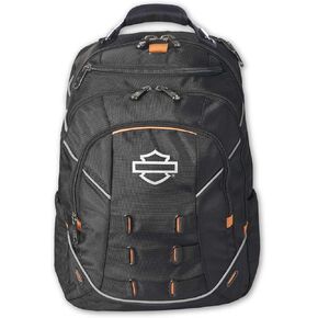 Harley-Davidson Reflective Bar & Shield Steel-Cable II Backpack, Midnight Black in Saudi Arabia