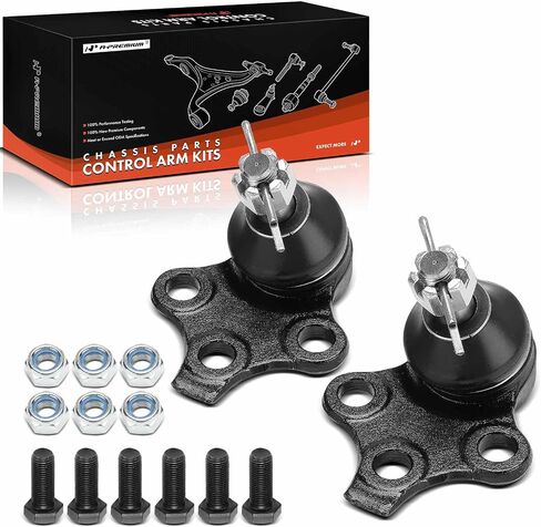 A-Premium 2 x Front Lower Ball Joint, Compatible with Buick Skyhawk, Skylark, Somerset, Somerset Regal & Cadillac Cimarron & Chevrolet Beretta, Cavalier, Corsica & Oldsmobile Achieva, Calais & Pontiac in Saudi Arabia