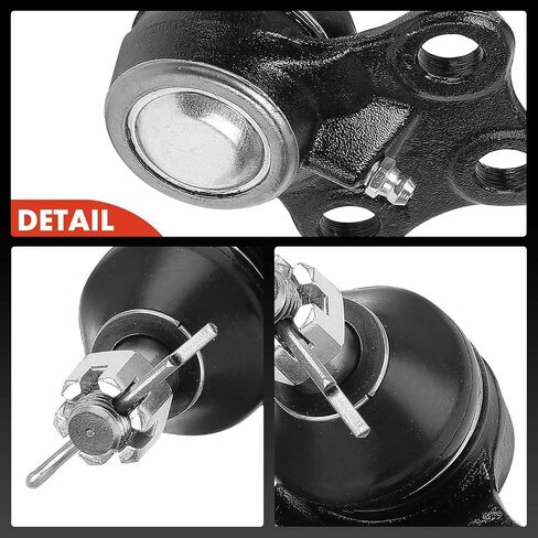 A-Premium 2 x Front Lower Ball Joint, Compatible with Buick Skyhawk, Skylark, Somerset, Somerset Regal & Cadillac Cimarron & Chevrolet Beretta, Cavalier, Corsica & Oldsmobile Achieva, Calais & Pontiac in Saudi Arabia