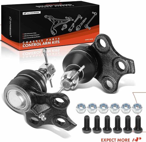 A-Premium 2 x Front Lower Ball Joint, Compatible with Buick Skyhawk, Skylark, Somerset, Somerset Regal & Cadillac Cimarron & Chevrolet Beretta, Cavalier, Corsica & Oldsmobile Achieva, Calais & Pontiac in Saudi Arabia