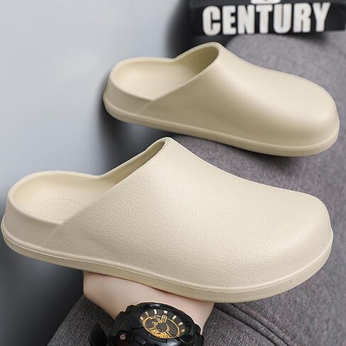 Unisex EVA clog slippers, comfortable, durable, non-slip, oil-resistant, waterproof, professional chef and nurse work shoes, casual style, two-wear minimalist kitchen shoes in Kuwait