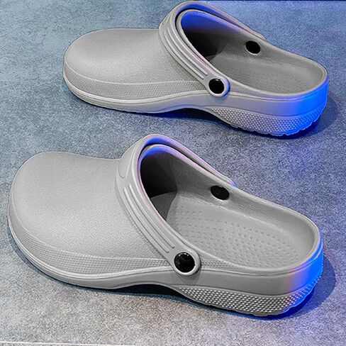 Unisex EVA clog slippers, comfortable, durable, non-slip, oil-resistant, waterproof, professional chef and nurse work shoes, casual style, two-wear minimalist kitchen shoes in Kuwait
