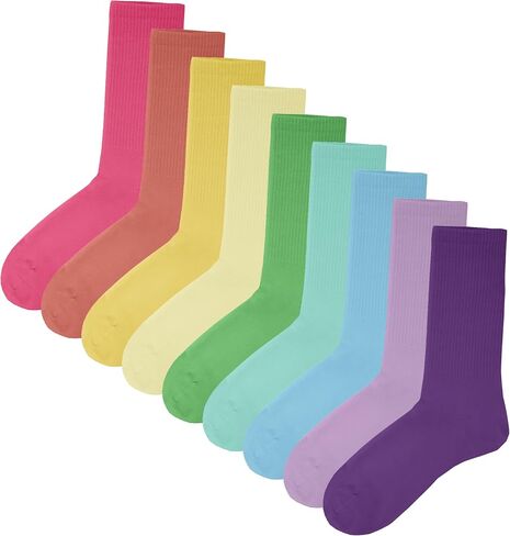 ZSUN Unisex Socks for Men and Women Multicoloured Combed Cotton Socks Size 38-42 Code 15558 in Saudi Arabia