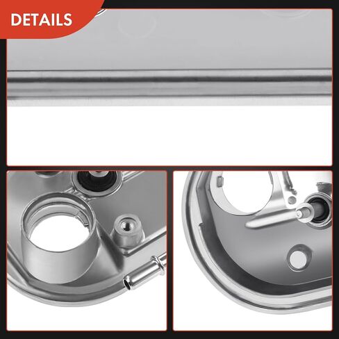A-Premium Right Side Aluminum Engine Valve Cover Assembly, with Gasket & Bolts, Compatible with 2009-2019 Chevy GMC V8 Engine - Silverado Suburban Avalanche Camaro Tahoe Sierra Yukon Envoy in Saudi Arabia