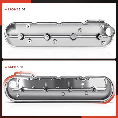 A-Premium Right Side Aluminum Engine Valve Cover Assembly, with Gasket & Bolts, Compatible with 2009-2019 Chevy GMC V8 Engine - Silverado Suburban Avalanche Camaro Tahoe Sierra Yukon Envoy in Saudi Arabia