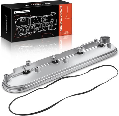 A-Premium Right Side Aluminum Engine Valve Cover Assembly, with Gasket & Bolts, Compatible with 2009-2019 Chevy GMC V8 Engine - Silverado Suburban Avalanche Camaro Tahoe Sierra Yukon Envoy in Saudi Arabia