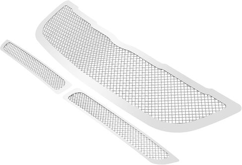 APS Compatible with Chrysler Crossfire 2004-2008 Main Upper Lower Bumper Stainless Steel Chrome Mesh Front Grill Grille Insert Combo S18-T80877R in Saudi Arabia