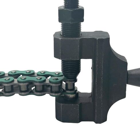 420 Motorcycle Chain and Chain Breaker,420 Standard Roller Chain 140 Links Heavy Duty Drive Chain for 50cc 70cc 90cc 110cc 125cc Dirt Pit Bike ATV Quad Go Kart Scooter Mini Bike (Colored) in Saudi Arabia