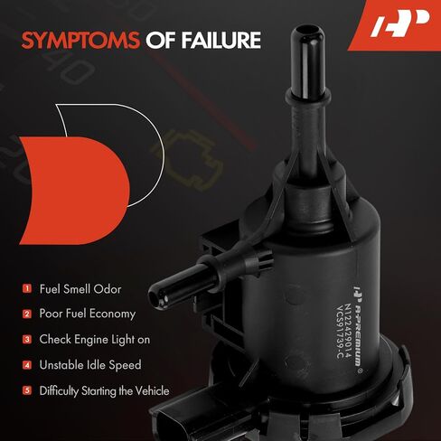 A-Premium Vapor Canister Purge Solenoid Valve Compatible with Ram 1500 2011-2013, 2500 3500 2011-2018 & Jeep Grand Cherokee 2011-2013 & Dodge Ram 1500 2500 3500, Durango & Chrysler Aspen in Saudi Arabia