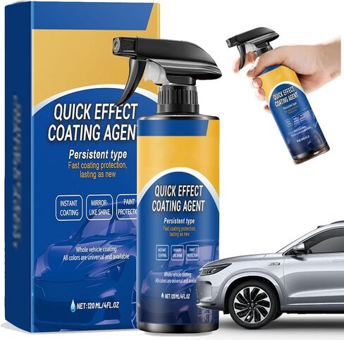 2025 Advanced Car Quick-acting Coating Agent Spray, Quick Effect Coating Agent, High Protection Quickly Cars Coatings Spray, Car Scratch Wax Polish Sprays Waterless Wash in Saudi Arabia