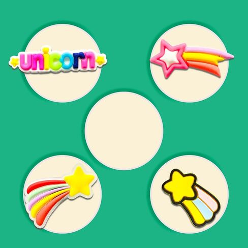 Unicorn Dog Turtle Shoe Charms, Autism Doughnut Mom Croc Charms Pack for Shoe Decoration in Saudi Arabia