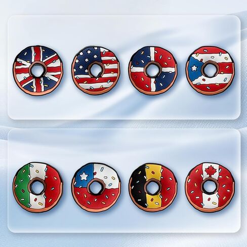 Unicorn Dog Turtle Shoe Charms, Autism Doughnut Mom Croc Charms Pack for Shoe Decoration in Kuwait