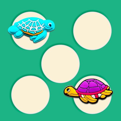 Unicorn Dog Turtle Shoe Charms, Autism Doughnut Mom Croc Charms Pack for Shoe Decoration in Saudi Arabia