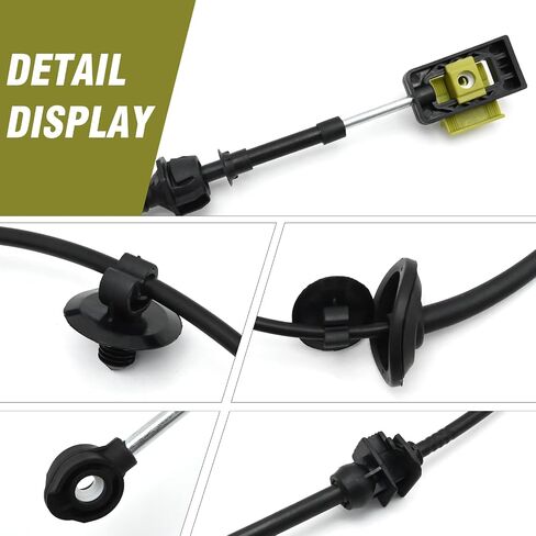 XC3Z-7E395-CA Automatic Transmission Shift Cable, Replacement for Ford Series 250 350 450 550 1999-2004 Super Duty Excursion 5.4L 6.0L 7.3L V8 Diesel, Replaces XC3Z7E395CA in Saudi Arabia