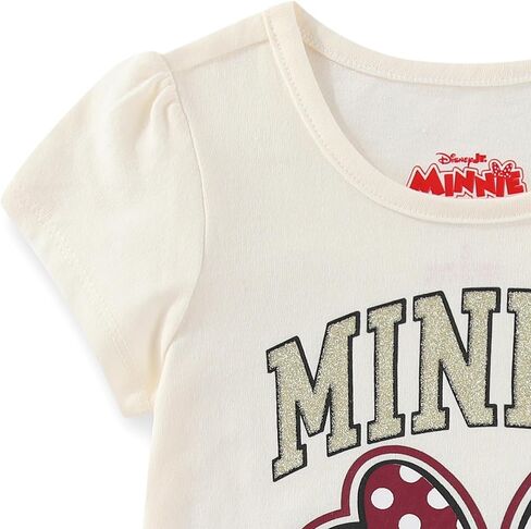 Disney Minnie Mouse Girls Short Sleeve T-Shirt for Big Kids in Saudi Arabia