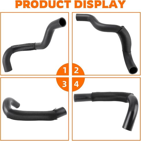 For Jeep Grand Cherokee 4.0 1999-2004 Radiator Coolant Water Hose Upper and Lower, Replace 52079406AB, 52079401AB in Saudi Arabia