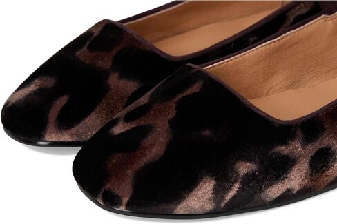 Madewell womens Greta Elastic Mary Jane - Leopard Velvet in Saudi Arabia