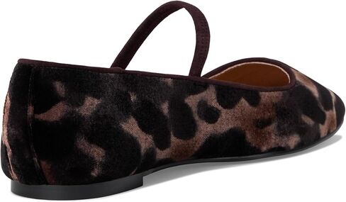 Madewell womens Greta Elastic Mary Jane - Leopard Velvet in Saudi Arabia