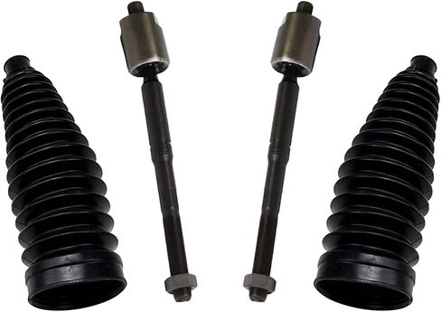 PartsW - طقم توجيه مكون من 6 قطع لسيارة Lexus ES350 2007-2012 جميع الموديلات/Toyota Camry 2007-2011 باستثناء الطرازات الهجينة/ينتهي قضيب الربط الأمامي ورف سائق الركاب الخارجي الداخلي وأحذية ترس صغيرة in Saudi Arabia