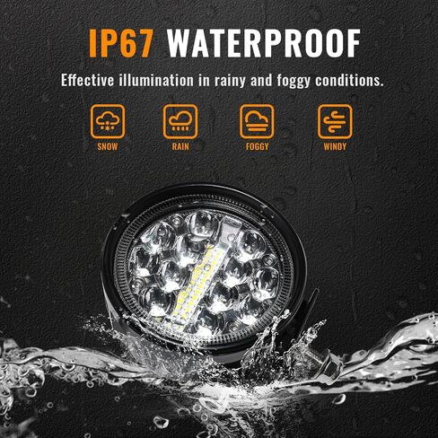 مصابيح LED على شكل عمود لملحقات Honda Pioneer 700-2 700-4 2014-2025، مصابيح مساعدة أمامية مع دعامة تثبيت وأضواء قيادة LED بقعة ضوء عمل أكثر إشراقًا للتوصيل والتشغيل (قطعتان) in Kuwait