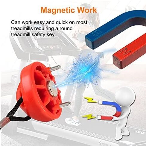 GCQ Treadmill Magnet Safety Key for NordicTrack T Series Treadmill ProForm Pro 2000 Smart Treadmill Golds Gym Trainer 420 Treadmill WESLO Cadence G 5.9i Treadmill in Kuwait