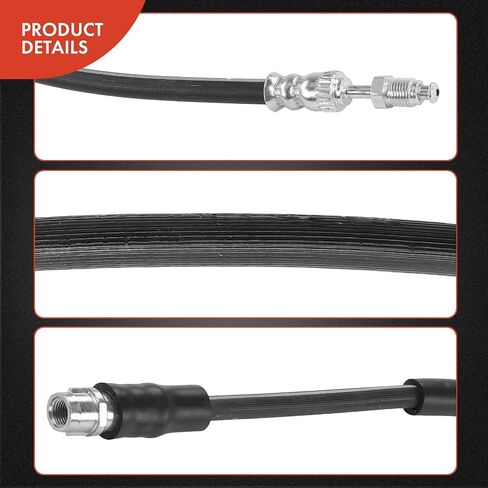 A-Premium Front Driver or Passenger Brake Hydraulic Hose Compatible with Select BMW Models - X3 2011-2017, X4 2015-2018, 2.0L 3.0L - Replace# 34306887449 in Saudi Arabia