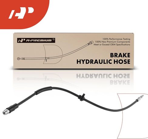A-Premium Front Driver or Passenger Brake Hydraulic Hose Compatible with Select BMW Models - X3 2011-2017, X4 2015-2018, 2.0L 3.0L - Replace# 34306887449 in Saudi Arabia