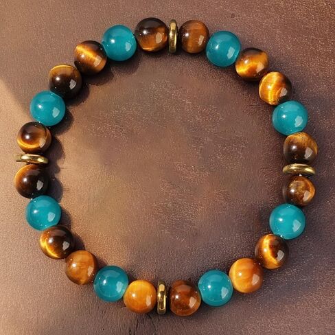 Money Wealth Bracelets for Women Men Citrine Blue Aventurine Tiger Eye Natural Crystal Bracelet Handmade Good Luck Jewelry in Saudi Arabia