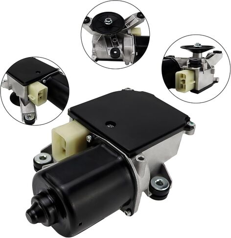 Hex Autoparts محرك ممسحة الزجاج الأمامي الجديد 12365319 بديل لسيارة شيفروليه بليزر تشيفي S10 جي إم سي جيمي سونوما 1998-2004 إيسوزو هومبر 1998-2000 أولدزموبيل برافادا 1998-2001 12368703 8123653190 40-1030 in Kuwait