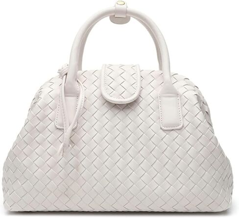 Slouchy PU Leather Woven Boston Bag Women Underarm Shoulder Hobo Bags Crossbody Purse Top-handle Tote Handbag 2025 in Kuwait