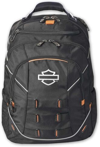 Harley-Davidson Reflective Bar & Shield Steel-Cable II Backpack, Midnight Black in Saudi Arabia