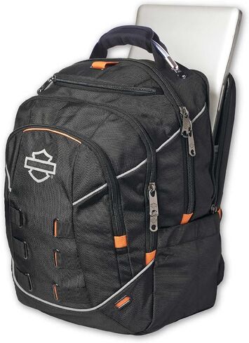 Harley-Davidson Reflective Bar & Shield Steel-Cable II Backpack, Midnight Black in Saudi Arabia