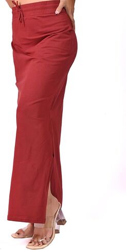 Women's Saree Shapewear with Side Slit, Drawstring Waist, Cotton, Fishcut in Saudi Arabia