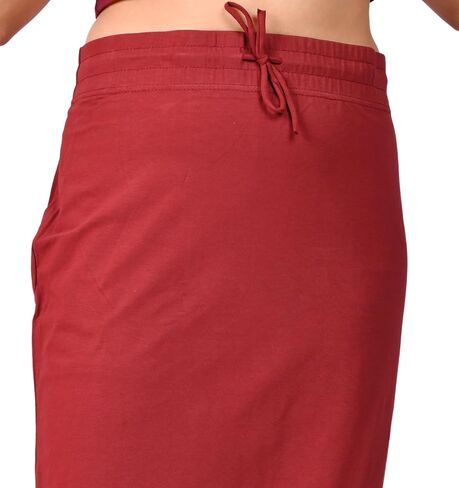 Women's Saree Shapewear with Side Slit, Drawstring Waist, Cotton, Fishcut in Saudi Arabia