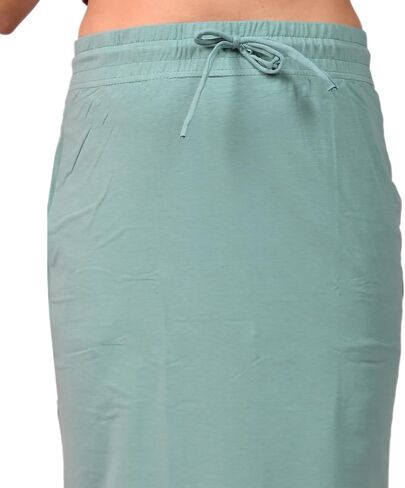 Women's Saree Shapewear with Side Slit, Drawstring Waist, Cotton, Fishcut in Saudi Arabia