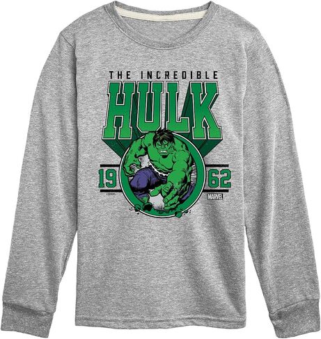 Marvel Hulk - Collegiate - Toddler and Youth Long Sleeve Graphic T-Shirt in Saudi Arabia