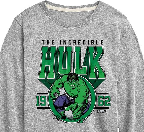 Marvel Hulk - Collegiate - Toddler and Youth Long Sleeve Graphic T-Shirt in Saudi Arabia