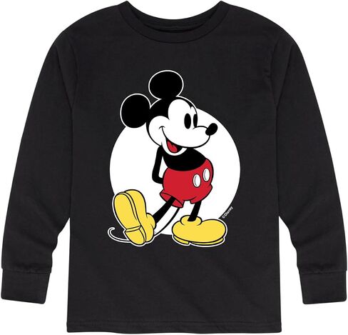 Disney Mickey & Friends - Mickey Classic - Toddler and Youth Long Sleeve Graphic T-Shirt in Saudi Arabia