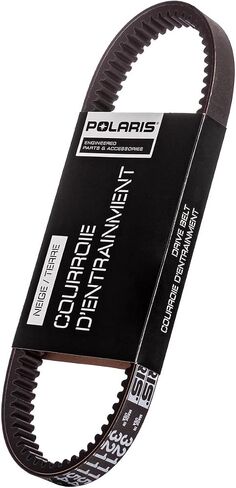 Polaris Snowmobile Performance Drive Belt, for Specific Models of Polaris Snowmobiles, Runs at Optimal RPMs, No Clutch Recalibration, Replace Every 1,000 Miles, Black, Runs Cooler - Part 3211154 in Saudi Arabia