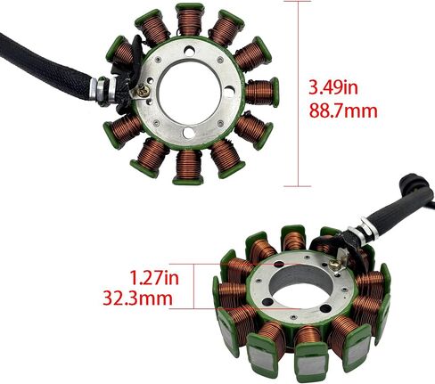 12 ملف 5 سلك مغناطيسي الجزء الثابت لـ 200cc 250cc ATV الترابية دراجة الطرق غير الممهدة الذهاب كارت عربات التي تجرها الدواب in Saudi Arabia