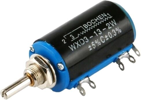 WXD3-13-2W 1K 2.2K 4.7K 5.6K 10K 22K 47K 220R 470R 220 470 ohm WXD3 WXD3-13 2W Wirewound Multi-Turn Potentiometer Rotary Switch(1K Ohm) in Saudi Arabia