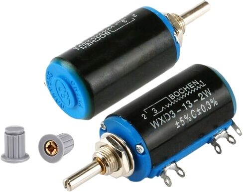 WXD3-13-2W 1K 2.2K 4.7K 5.6K 10K 22K 47K 220R 470R 220 470 ohm WXD3 WXD3-13 2W Wirewound Multi-Turn Potentiometer Rotary Switch(1K Ohm) in Saudi Arabia
