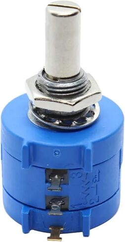 3590S 10K Multiturn Adjustable Resistor Potentiometer kit 200 500 1K 2K 5K 10K 20K 50K 100K ohm with Potentiometer Knob(2K Ohm) in Saudi Arabia