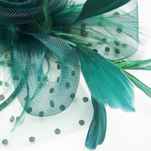 Fascinators Hats for Women Vintage Tea Party Hat Fancy Dress Headwear Feather Fascinator for Weddings Racing Events in Saudi Arabia