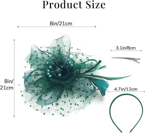 Fascinators Hats for Women Vintage Tea Party Hat Fancy Dress Headwear Feather Fascinator for Weddings Racing Events in Saudi Arabia