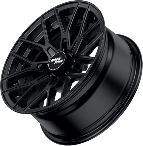 RockTrix RT104 15in Wheel 15x7, 4x156 Bolt Pattern, 4+3 offset, ATV UTV SxS Rim, Compatible with Polaris Sportsman RZR Ranger Ranger Crew, 4/156 Matte Black, 1pc Single in Kuwait
