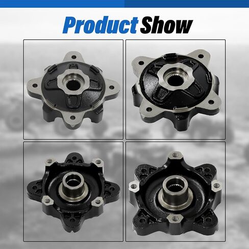 WFLNHB Front Wheel Hub Bearing Kit Replacement for 5137127 5137659 5137539 3514699 3514627 Replacement for Polaris RZR900 RZR800 RZR570 ACE570 ACE900 in Saudi Arabia