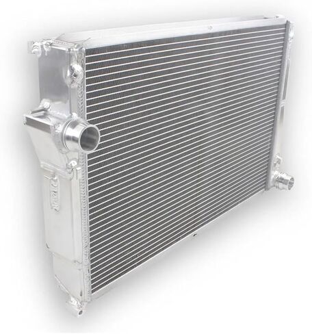 2 Row Aluminum Radiator, Compatible for BMW E46 320i 323Ci 323i 323is 323ti 325Ci 325i 325xi 328Ci 328i 328is 330Ci 330i 330xi in Saudi Arabia