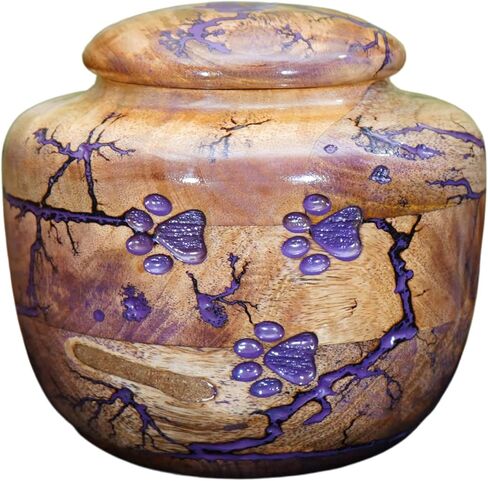 Wooden Urn for Pets Ashes (Medium 100 LBS) in Saudi Arabia
