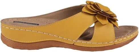 G.C. Shoes Women's Comfortable Joy Flower Flat Sandals in Saudi Arabia